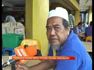 Penduduk Kedah mahu patung helang dikekalkan