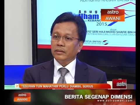 Teguran Tun Mahathir perlu diambil serius