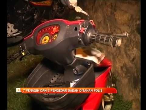 7 penagih dan 2 pengedar dadah ditahan polis