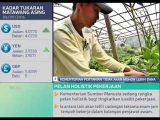 Kementerian Pertanian tidak akan mohon lebih dana