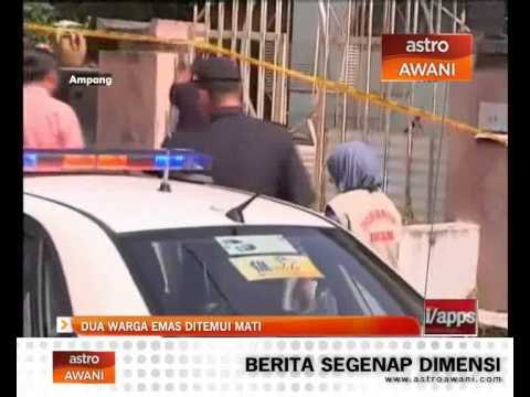 Dua warga emas ditemui mati