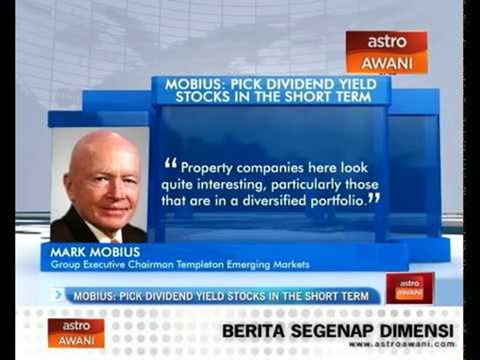 Mobius: Pick dividend yield stocks in the short term