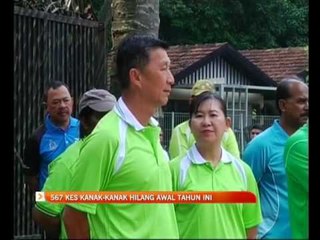 567 kes kanak-kanak hilang awal tahun ini