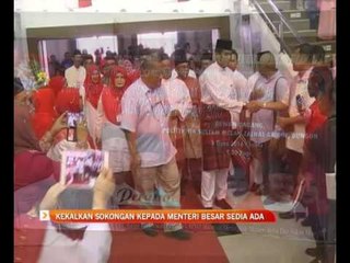 Kekalkan sokongan kepada menteri besar sedia ada