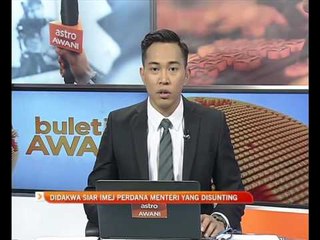 Didakwa siar imej Perdana Menteri yang disunting