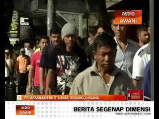 Pelaksanaan ikut lunas undang-undang