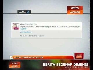 #ISTAF trending di media sosial