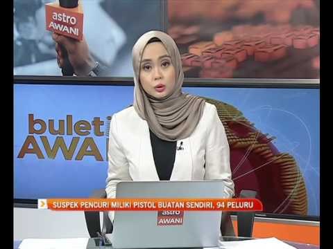 Suspek pencuri miliki pistol buatan sendiri, 94 peluru