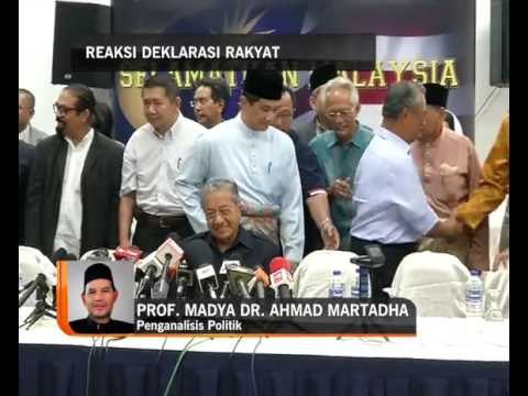 Penganalisis: Reaksi Deklarasi Rakyat