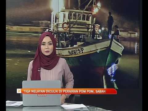 Tiga nelayan diculik di Perairan Pom Pom, Sabah