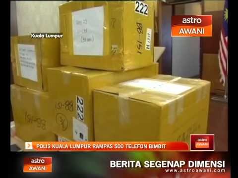 Polis Kuala Lumpur rampas 500 telefon bimbit