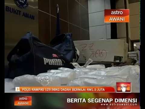 Polis rampas 129.98kg dadah bernilai RM1.5 juta