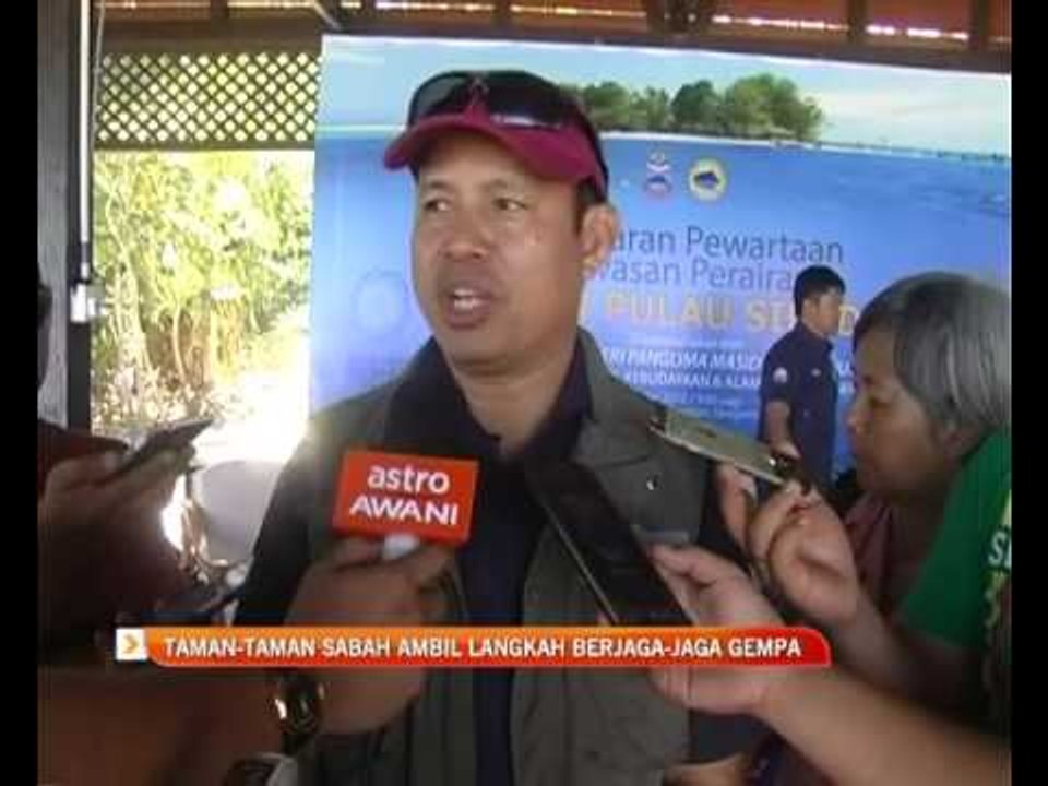 Taman-taman Sabah ambil langkah berjaga-jaga gempa