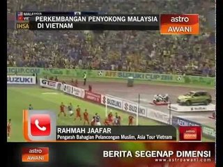 Perkembangan penyokong Malaysia di Vietnam
