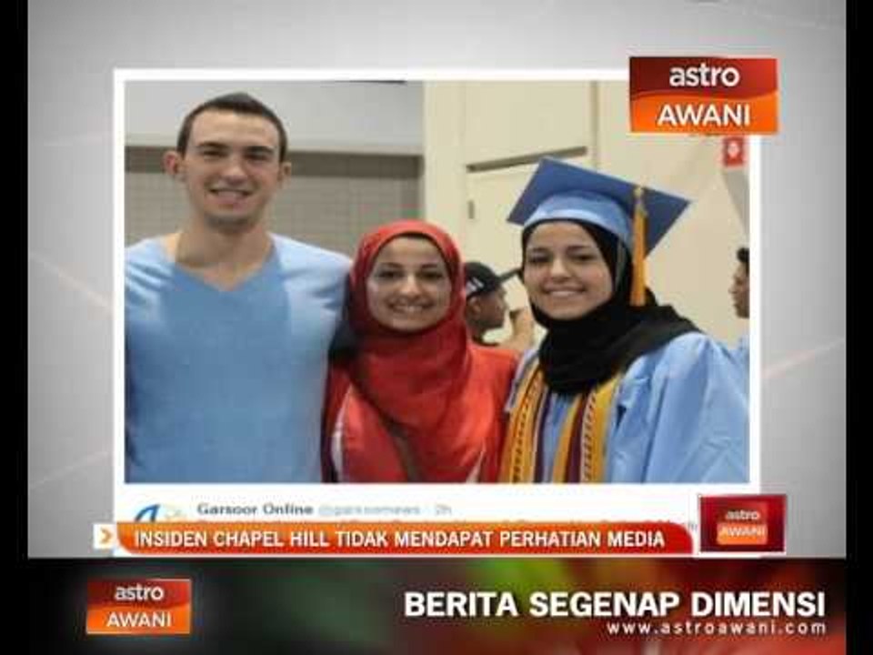 Insiden Chapel Hill tidak mendapat perhatian media