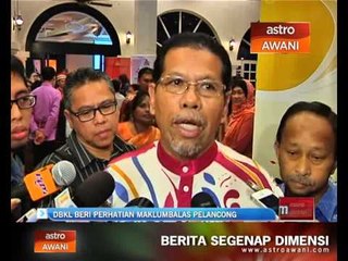 DBKL beri perhaitan maklumbalas pelancong