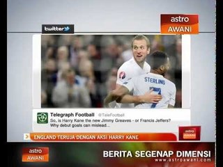 England teruja dengan aksi Harry Kane