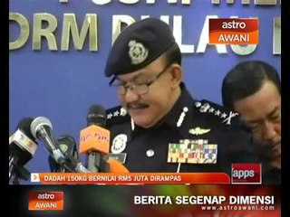 Video herunterladen: Dadah 150kg bernilai RM5 juta dirampas