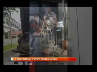 Rumah makmal proses dadah diserbu