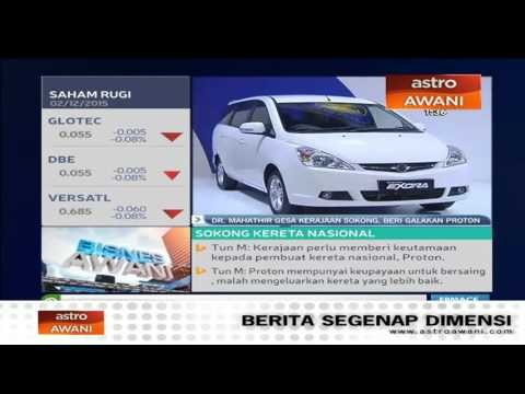 Tun Mahathir gesa kerajaan sokong, beri galakan Proton