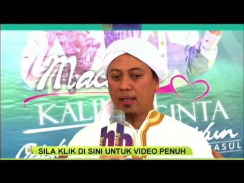 Persediaan rapi menjelang konsert Malam Kalimah Cinta