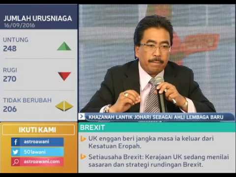 Khazanah lantik Johari sebagai ahli lembaga baru