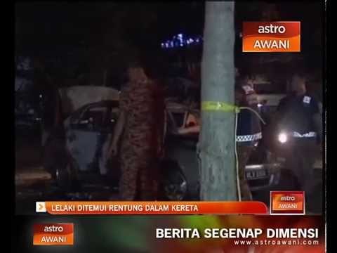Lelaki ditemui rentung dalam kereta
