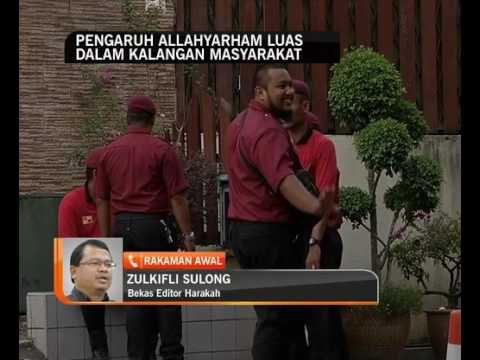 Pengaruh Allahyarham luas dalam kalangan masyarakat