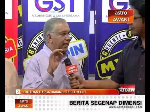 Tinjauan harga barang sebelum GST