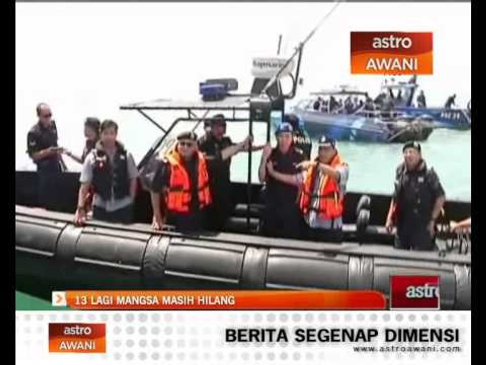 Kapal korek karam: 13 lagi mangsa masih hilang