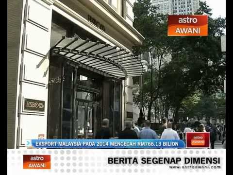 Eksport Malaysia pada 2014 mencecah RM 766.13 bilion