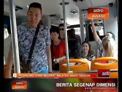 Pelancong china melawat Malaysia masih terjejas