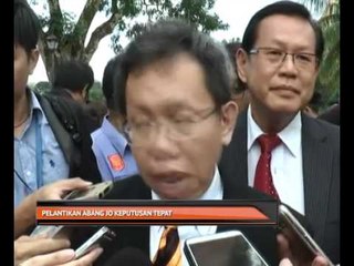 Pelantikan Abang Jo keputusan tepat