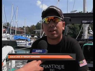 Sukan unik di tengah Samudera