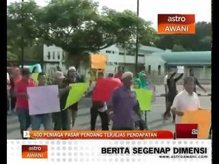 Video herunterladen: 400 peniaga Pasar Pendang terjejas pendapatan