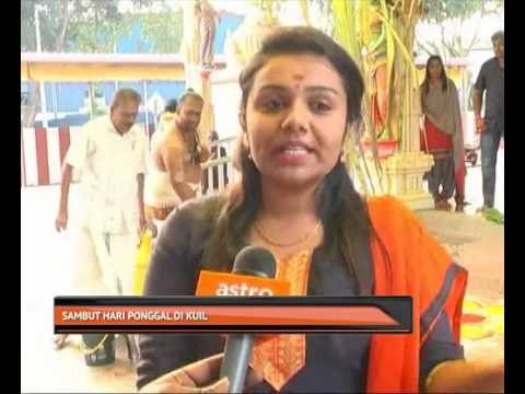 Sambut Hari Ponggal di kuil