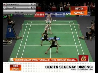 Beregu negara wakil tunggal di Final Terbuka Belanda