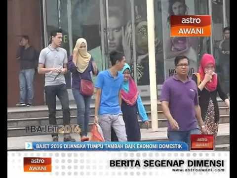 Bajet 2016 dijangka tumpu tambah baik ekonomi domestik