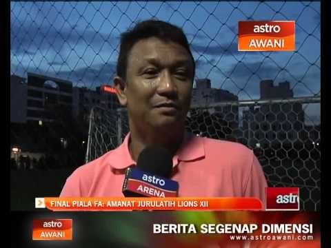 Final Piala FA: Amanat jurulatih Lions XII