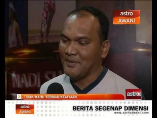 Tidak mahu terbuai kejayaan