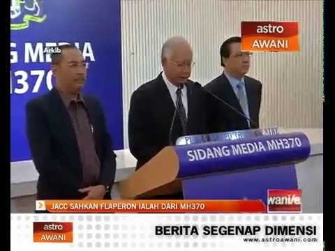 JACC sahkan flaperon ialah dari MH370