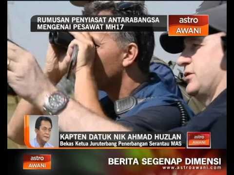Rumusan penyiasat antarabangsa mengenai pesawat MH17