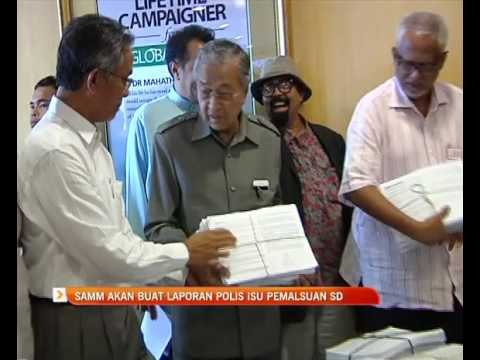SAMM akan buat laporan polis isu pemalsuan SD