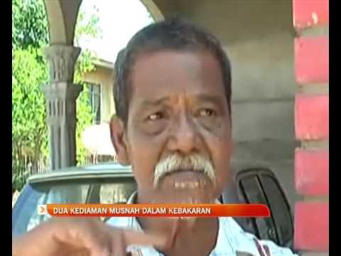 Dua kediaman musnah dalam kebakaran