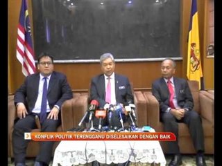 Konflik politik Terengganu diselesaikan dengan baik