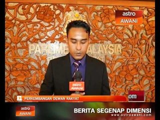 Perkembangan Dewan Rakyat (27 October 2014)