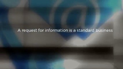 Benefits of Sending a Request for Information