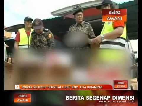Rokok seludup bernilai lebih RM2 juta dirampas