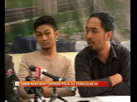 SAMM akan buat laporan polis isu pemalsuan SD