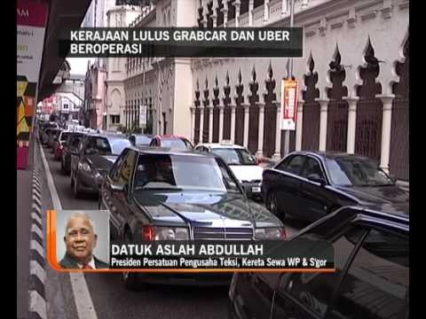 Kerajaan lulus Grabcar dan Uber beroperasi